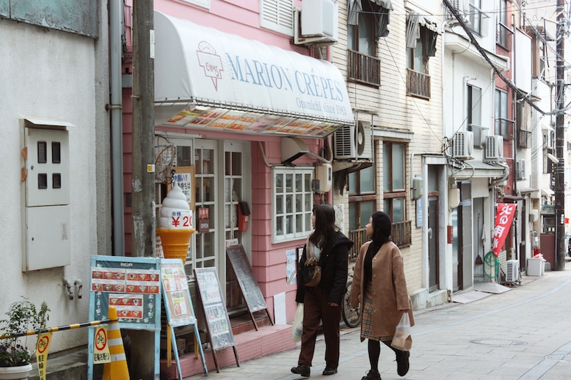 Crepe Shop on Onomichi island