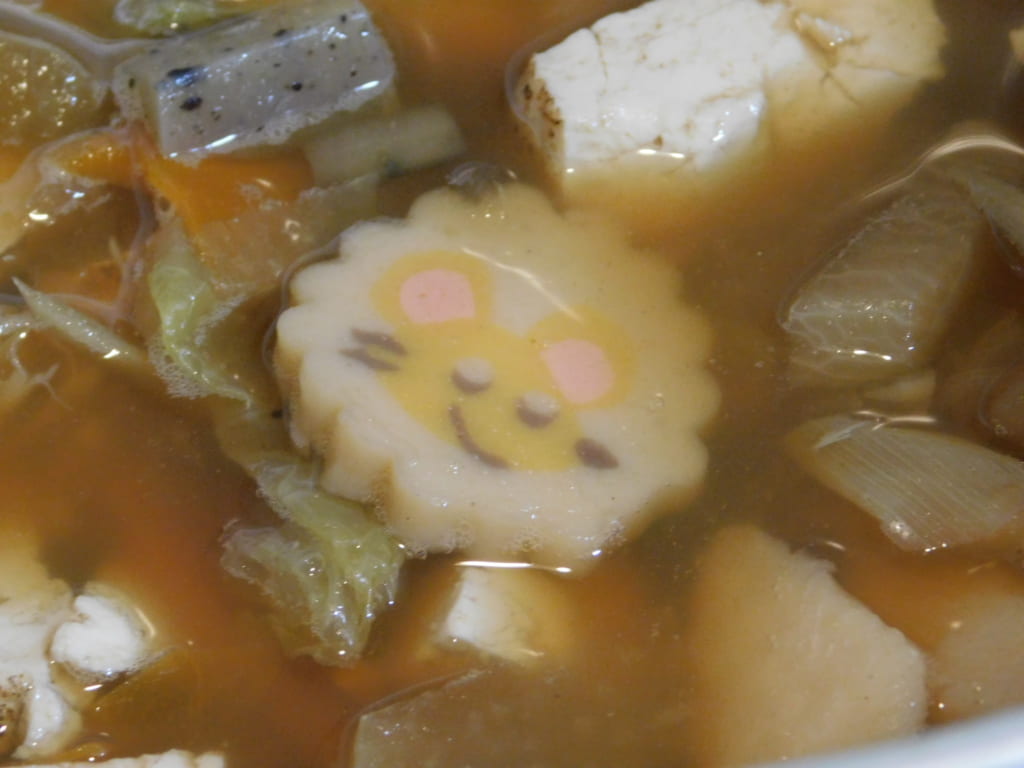 Ozoni, soup with mochi.