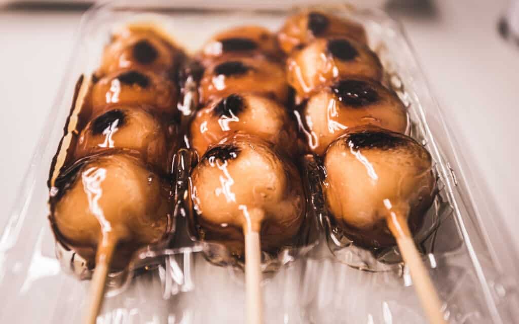 a soy sauce dango
