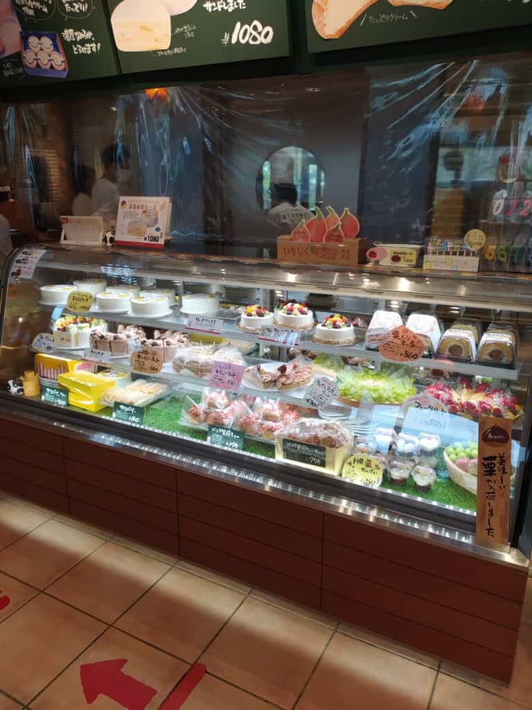A japanese bakery shop from the inside