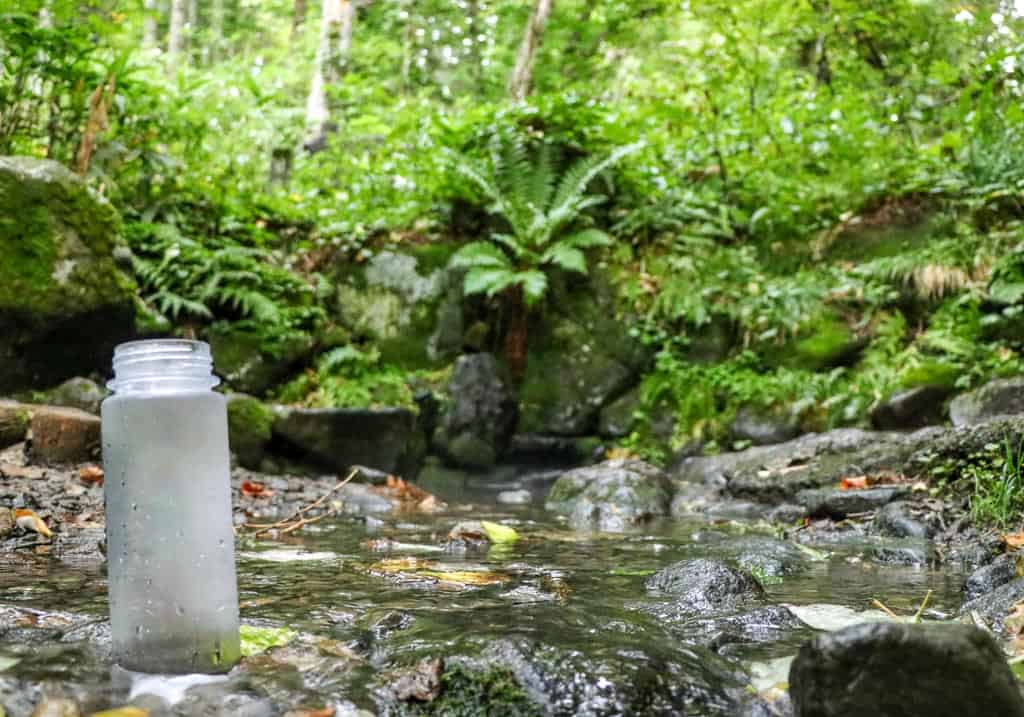 Fresh Spring Waters at Kanro Spring on Rishiri Island,  Hokkaido