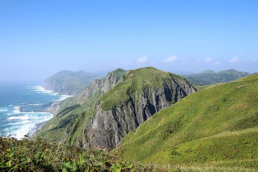 Ocean Views of Momoiwa Observatory Hiking Course on Rebun Island in Hokkaido