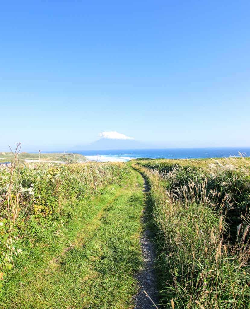 Seaside views on Hokkaido's remote island