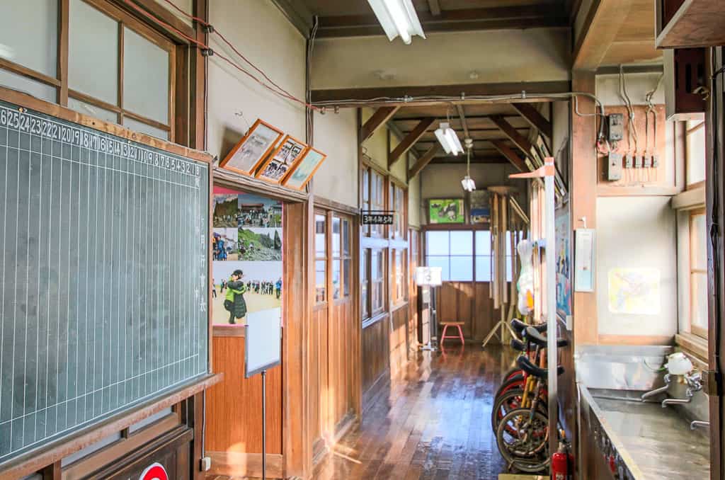 School Hallway set on Kitano no Canary Park on Rebun island