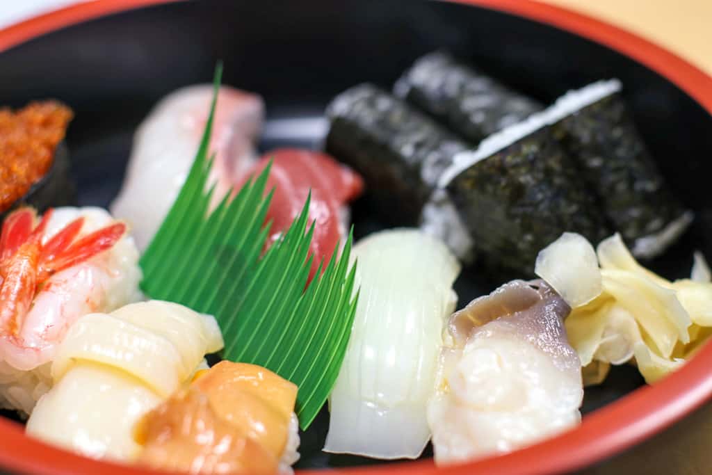 Fresh Rebun seafood and sushi in HOkkaido