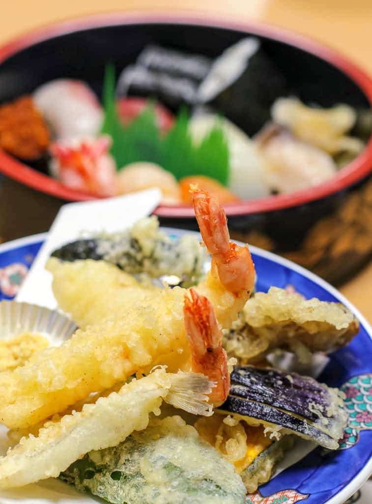 Tempura shrimp on Hokkaido's remote island of Rebun