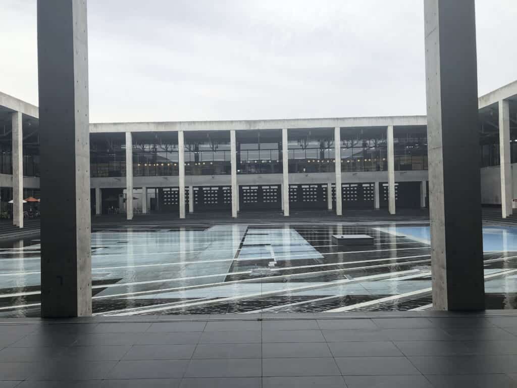 View of the building of Echigo-Tsumari Satoyama Museum of Contemporary Art, KINARE