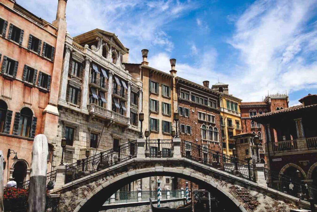 Italian style buildings