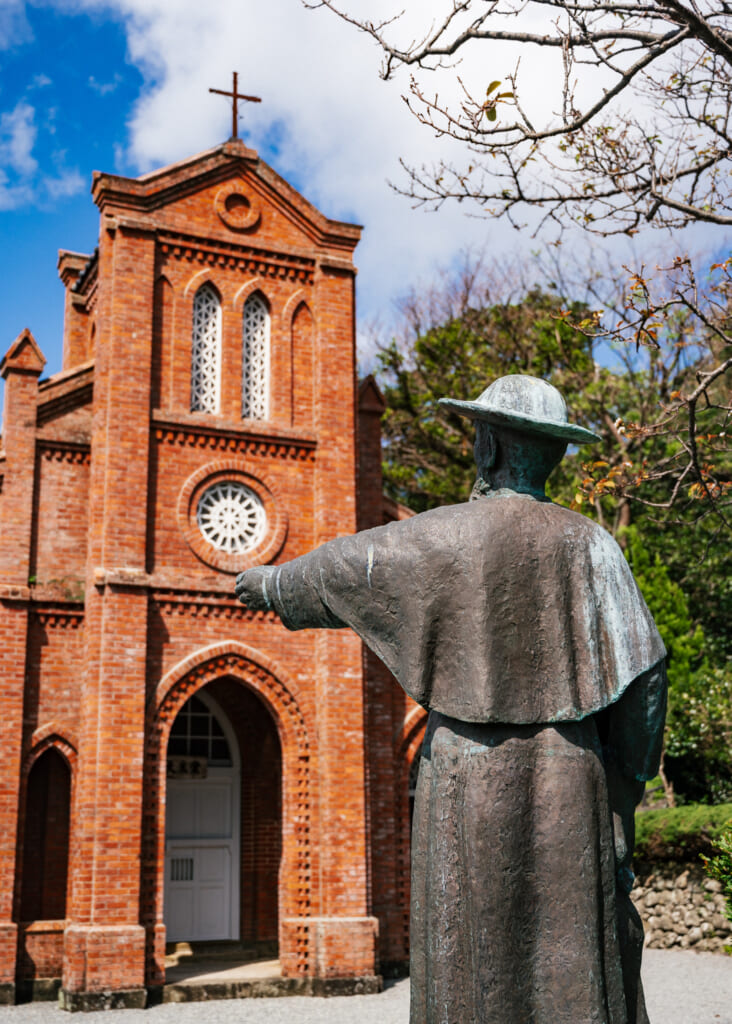 view of dozaki church goto islands