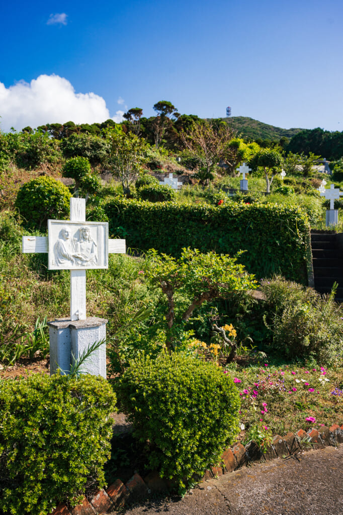 stations of the cross at mizunoura church on goto islands