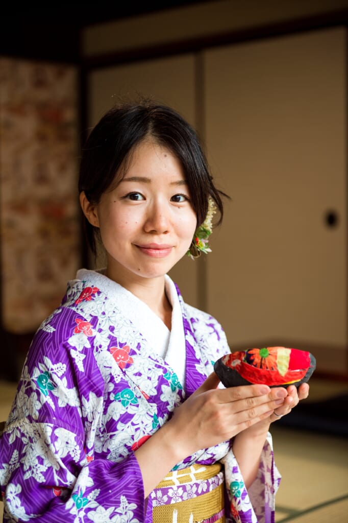 A collaborator of Peko Peko box with Kimono