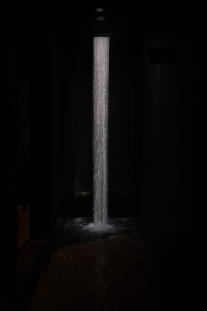 waterfall with real water