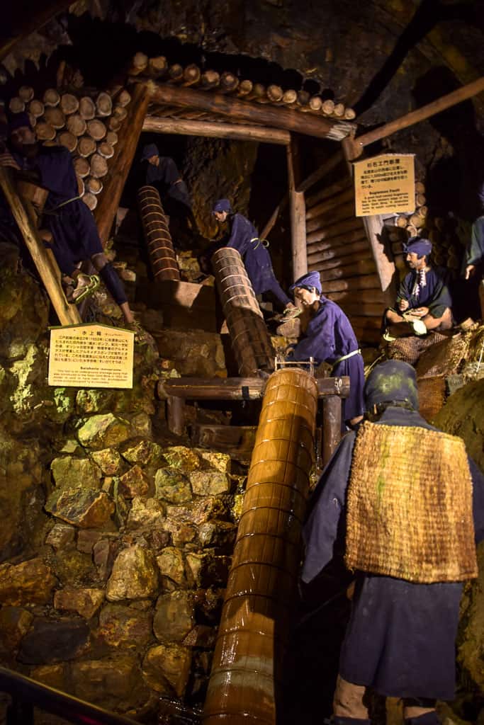 gold mine on Sado Island in Niigata