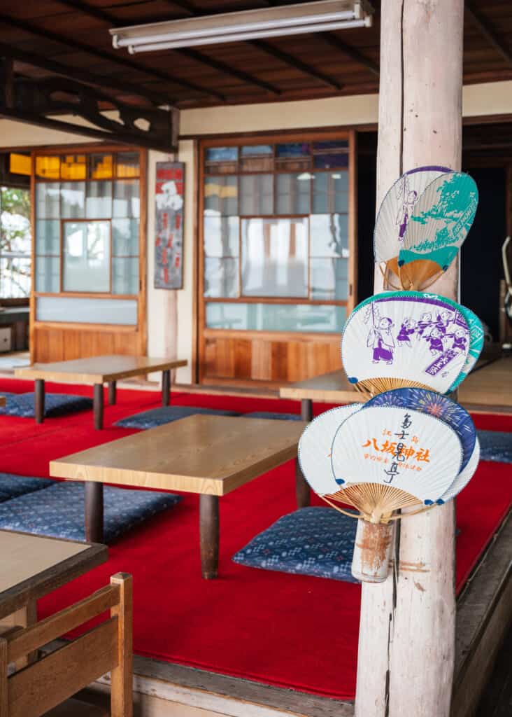 interior of fujimi tei on enoshima island