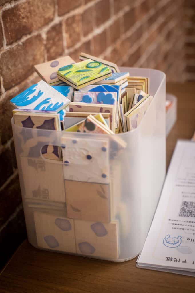 handmade rubbed stamps 