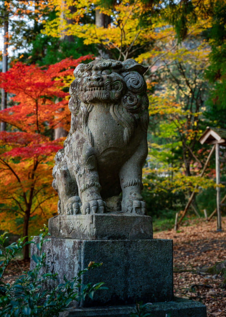 Japanese stone guardian