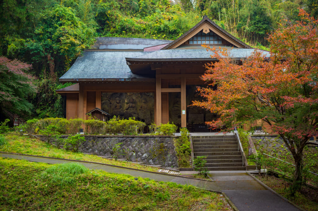 traditional japanese structure in usuki, oita, kyushu