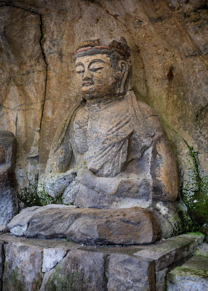 buddhism statue in usuki kyushu