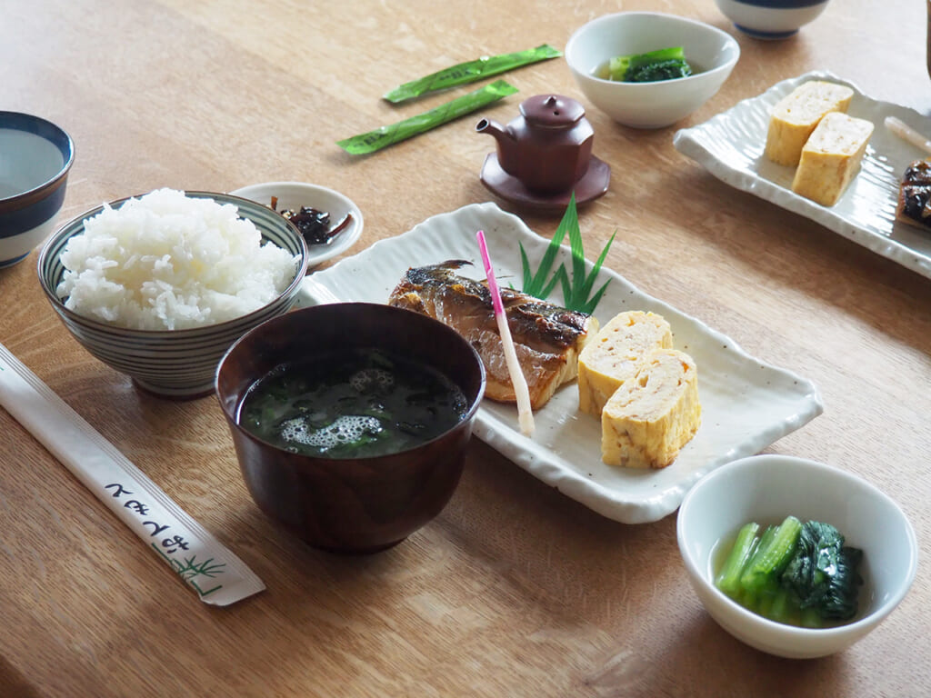 Japanese lunch in Manabeshima