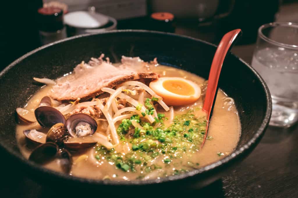 Miso ramen in Sapporo