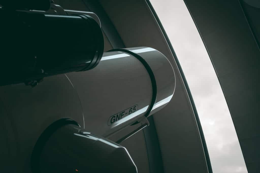 telescope from the Asahikawa observatory