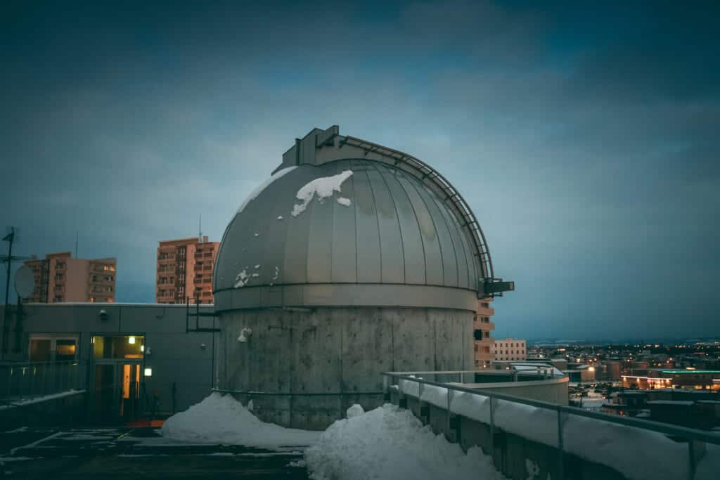 The observatory of Asahikawa, on the top of the Science Museum