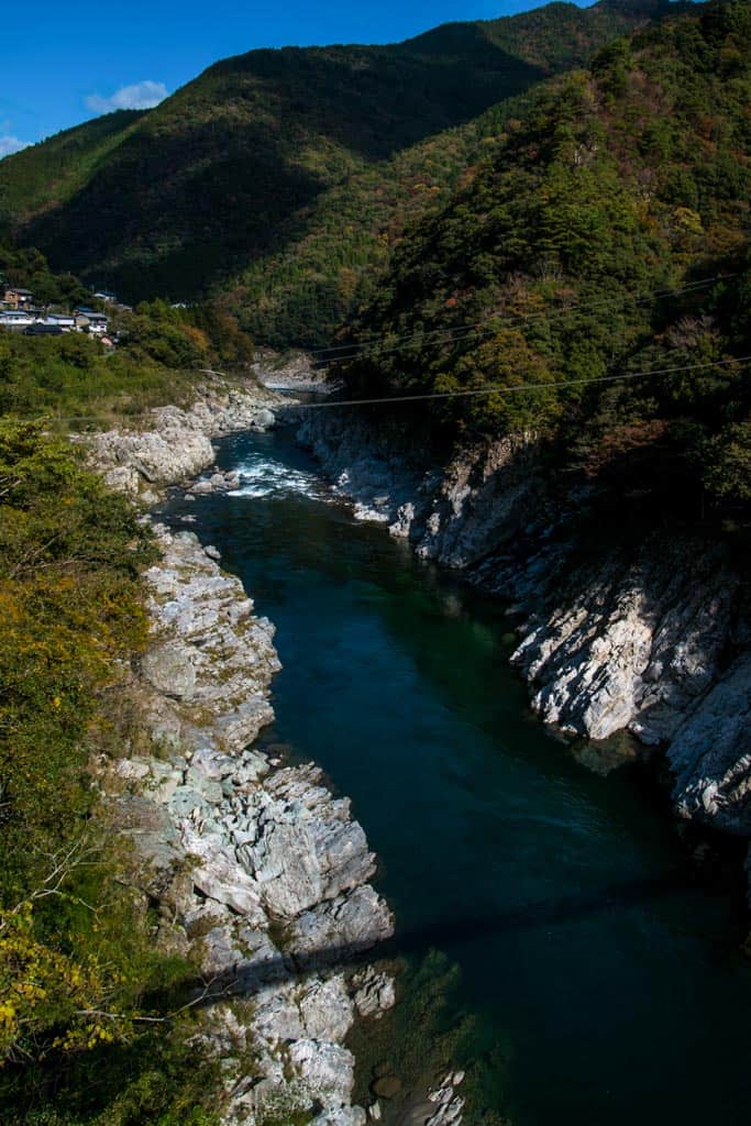views of Iya Valley in Tokushima, Shikoku