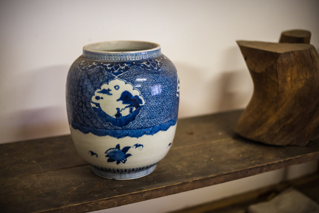 traditional style japanese jar