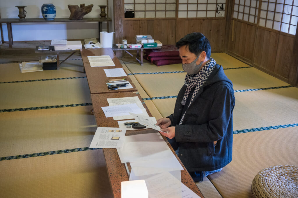 sutra copying in japanese temple