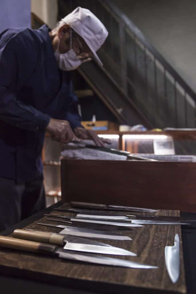 Knife sharpening experience