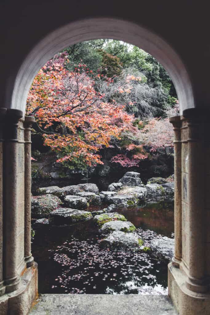 Garden view from Oyamazaki museum