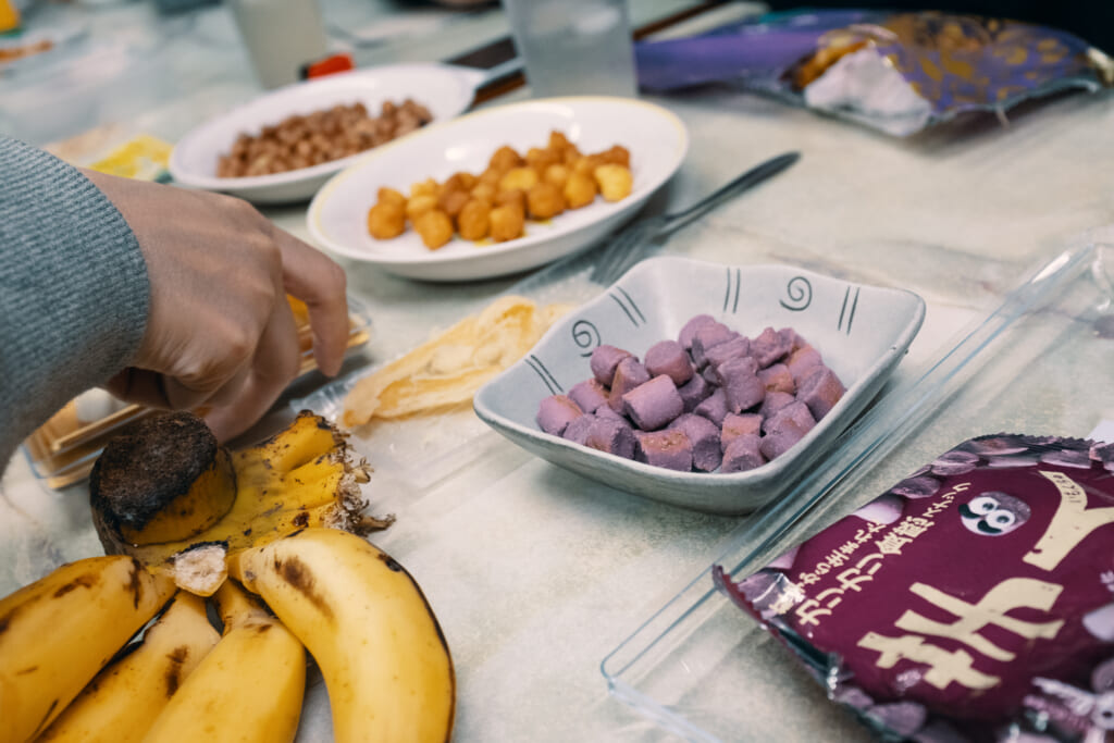 japanese snack food during the new year