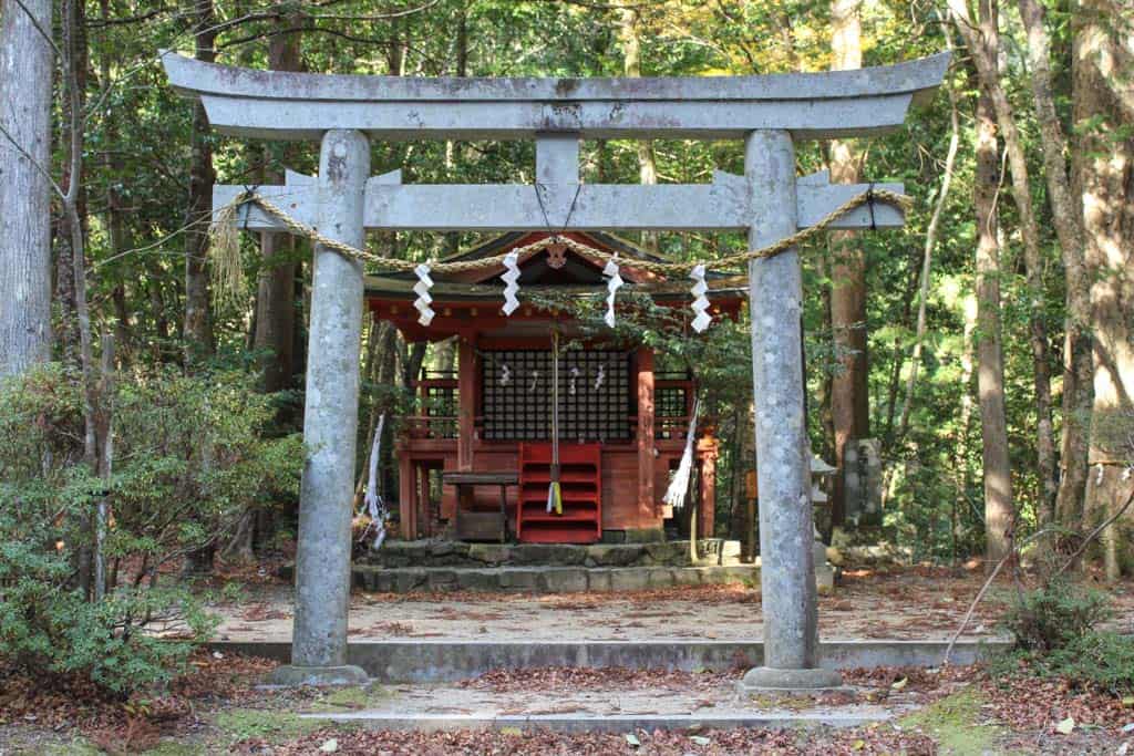 Hosshinmon-Oji shrine on kumano kodo