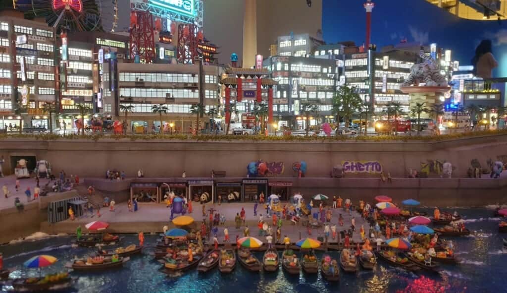 Harbor market at the Global Village Area of Small Worlds Tokyo