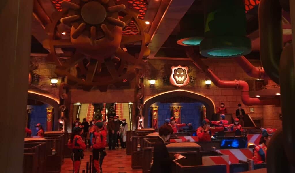 Mario Kart attraction at the Super Nintendo World