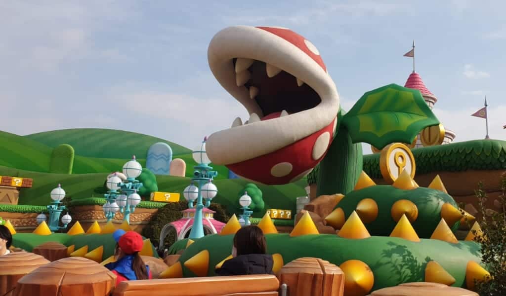 Mini game at the Super Nintendo World