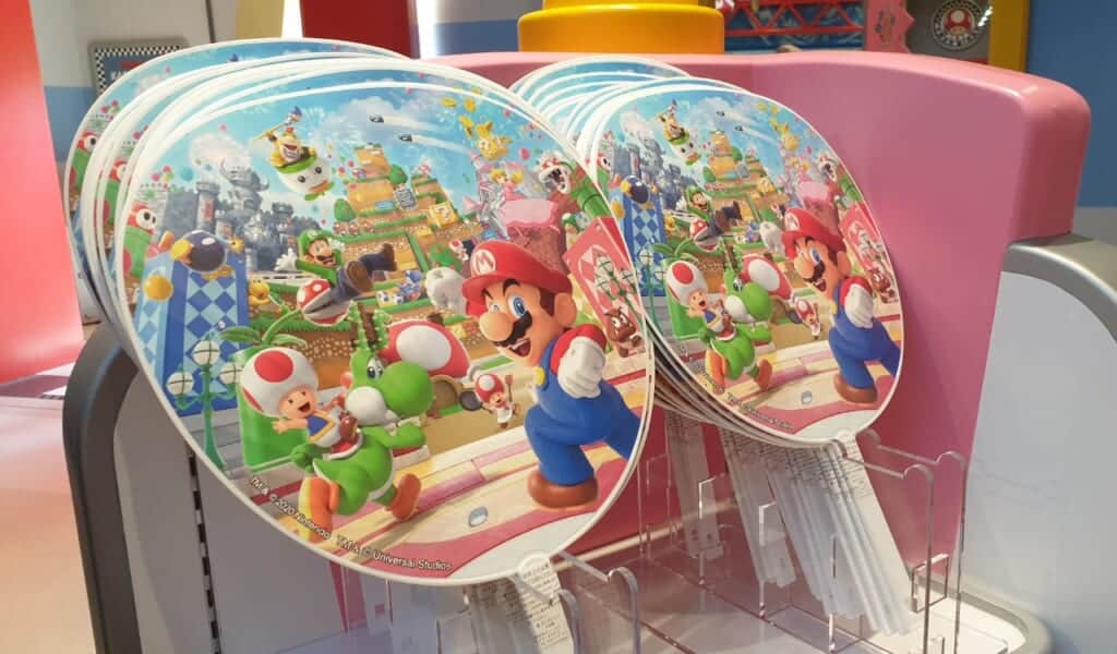 Merchandise at the Super Nintendo World