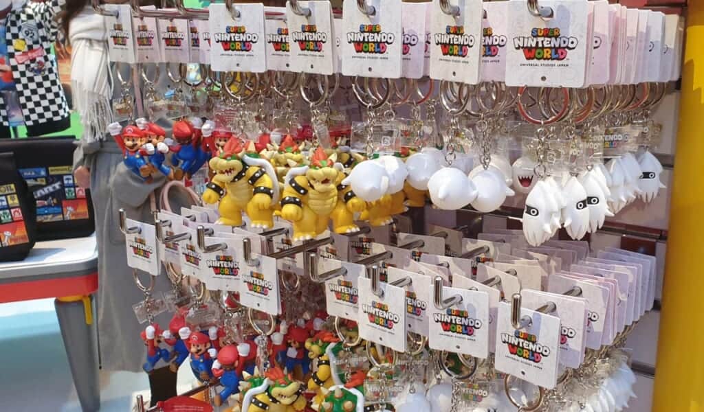 Merchandise at the Super Nintendo World