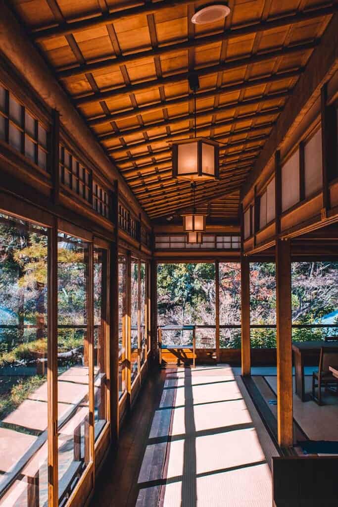Kishiwada Gofuso Restaurant interior of traditional Japanese home