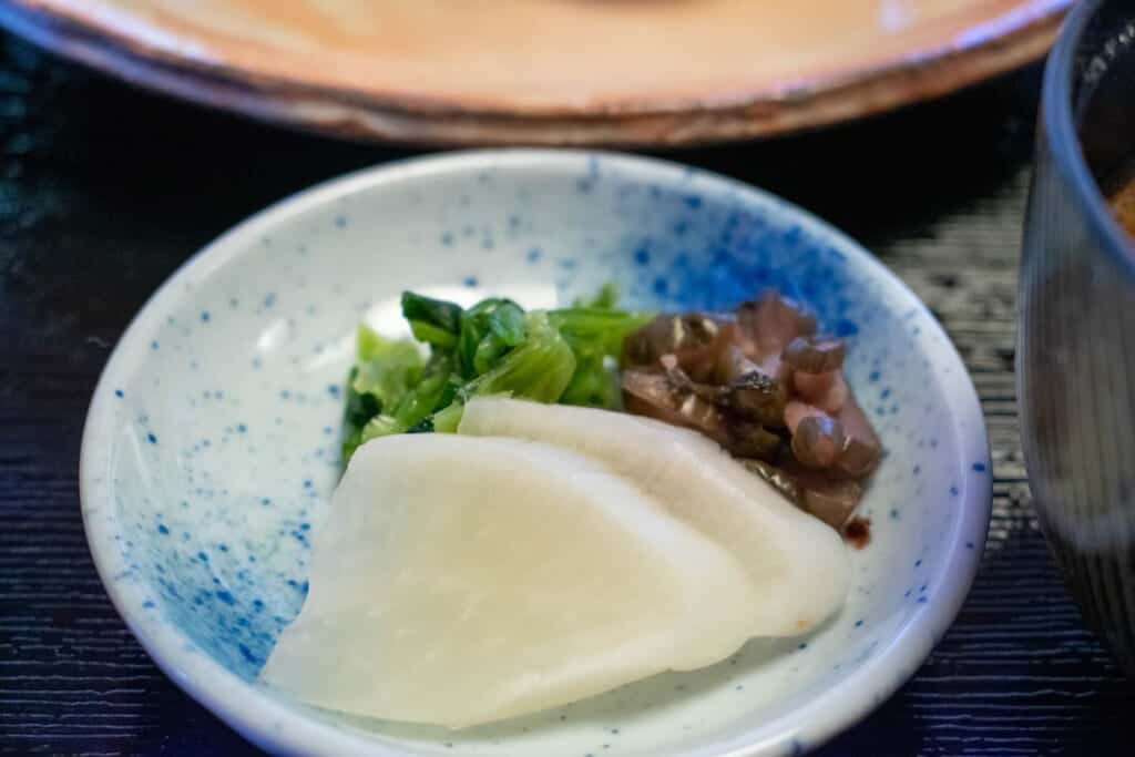 Japanese pickled vegetables