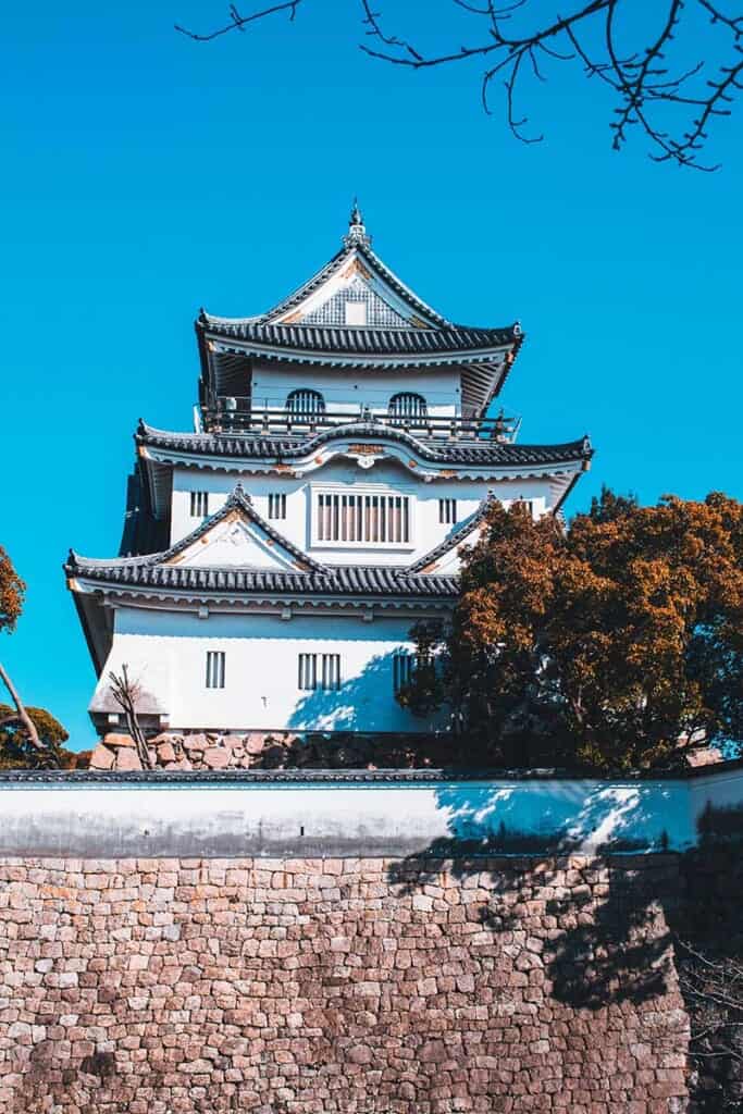 Kishiwada Castle south of Osaka