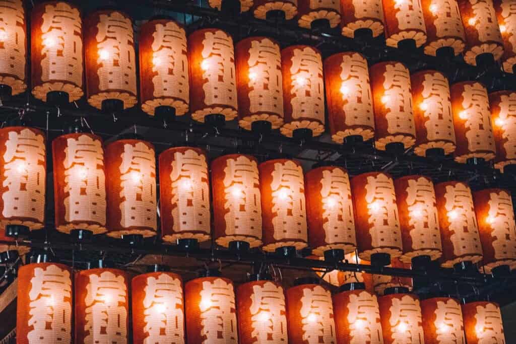 Kishiwada Japanese lanterns