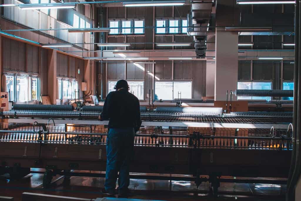 Fukaki factory machines in Japan