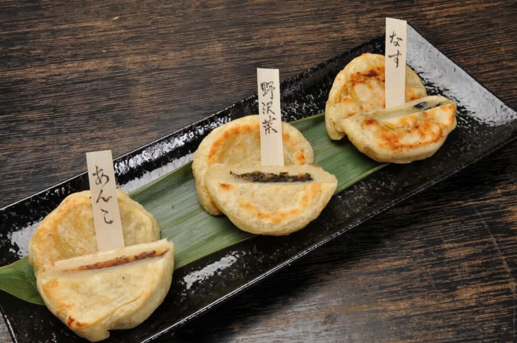 three small dumplings