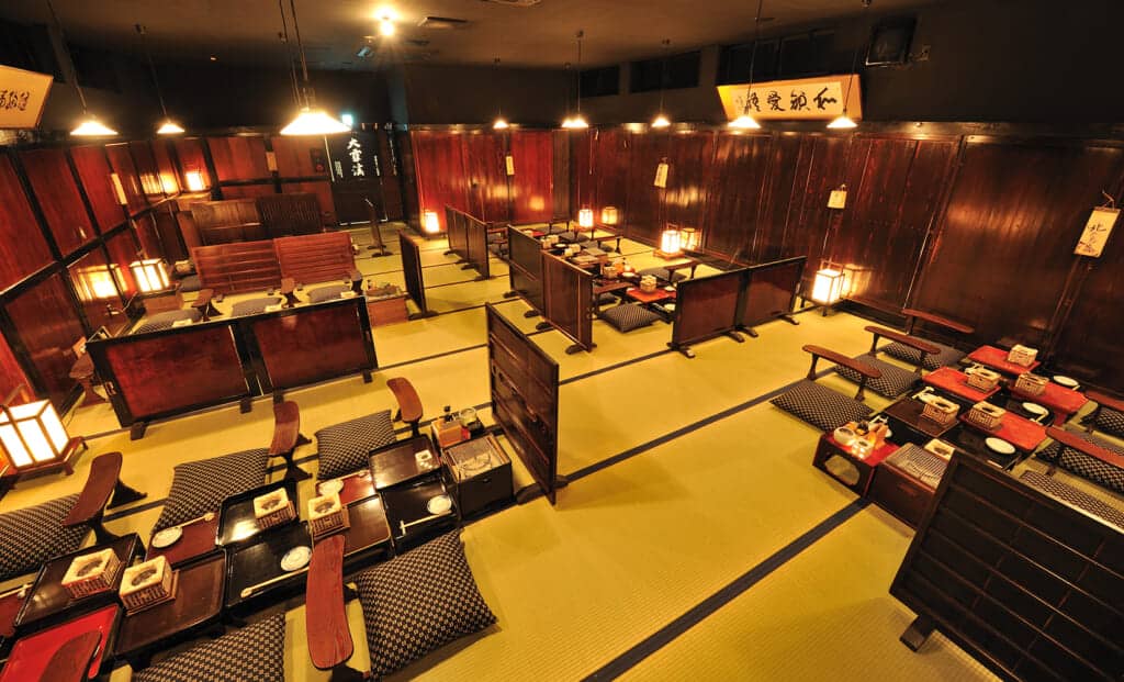 dining area at Shinshu Nagaya Sakaba