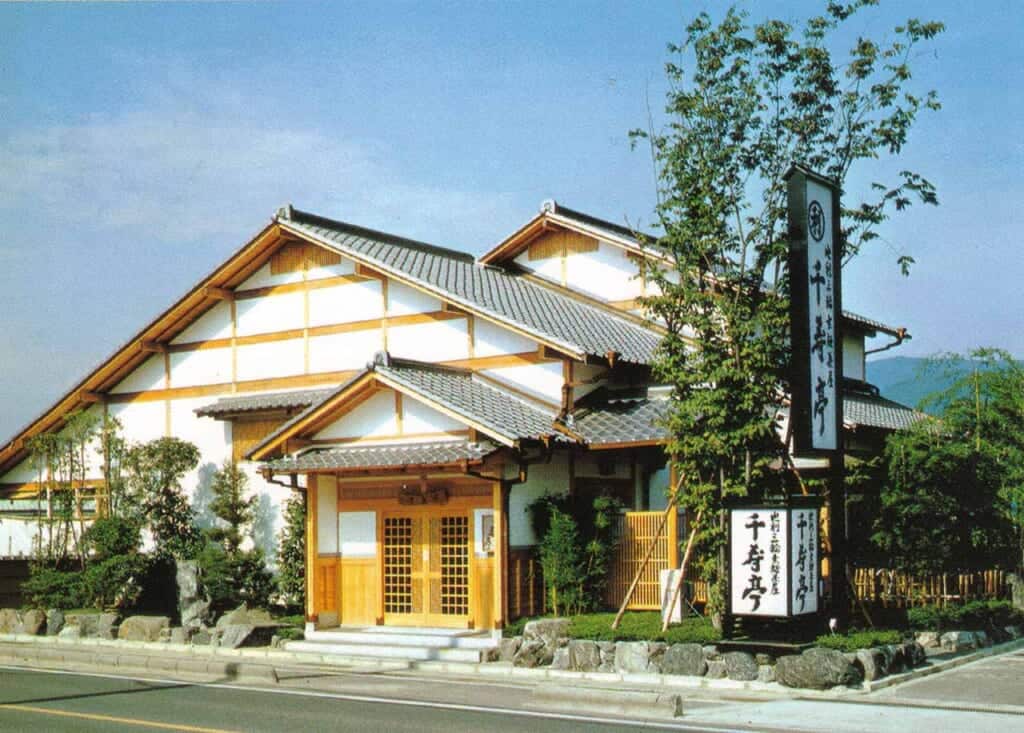 Exterior of a somen noodle restaurant in Sakurai 