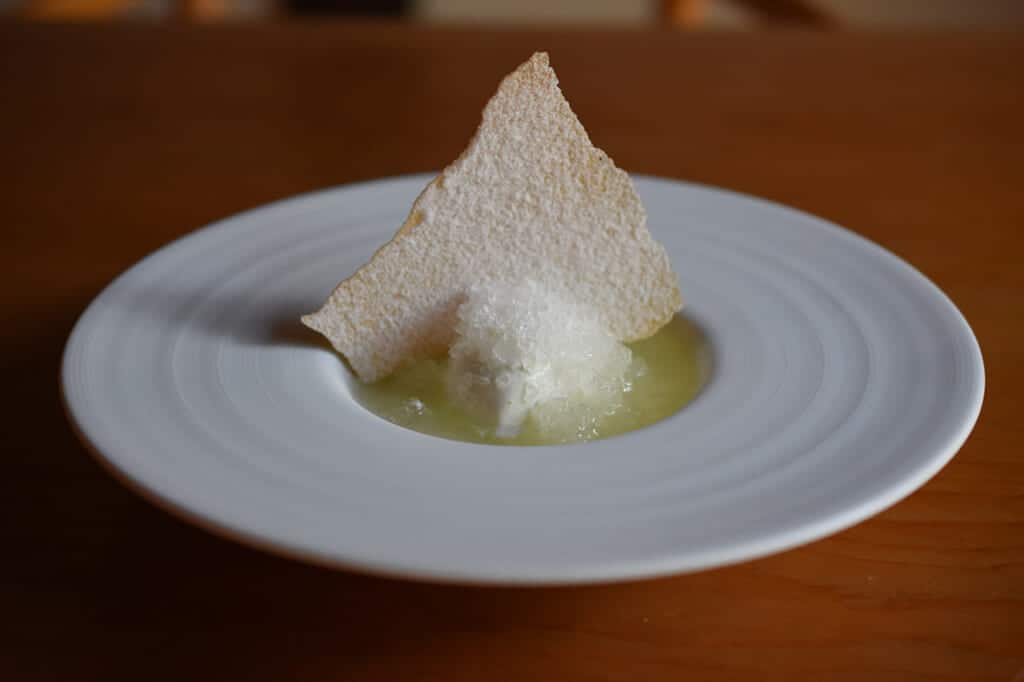 modern Japanese cuisine on plate