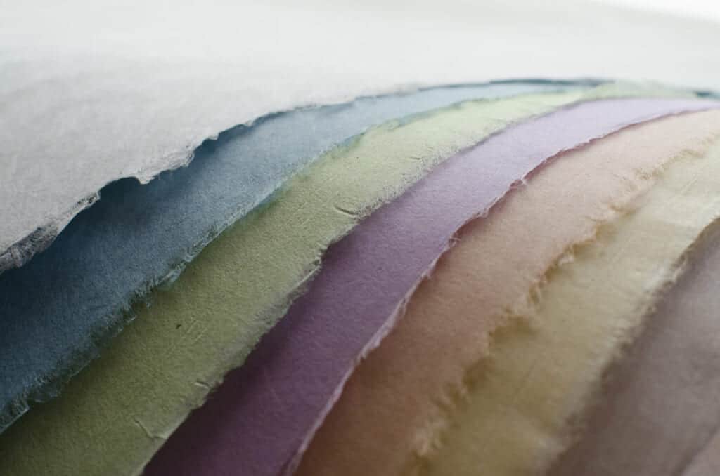Washi paper in different pastel colors
