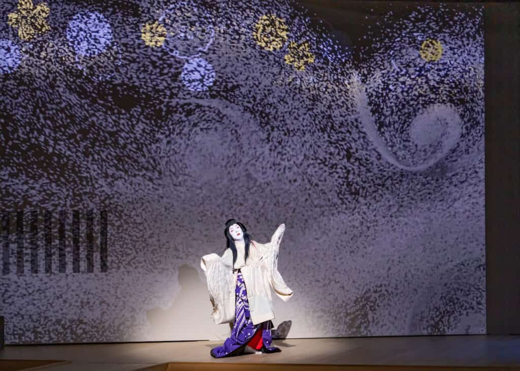 Kabuki dancer on stage