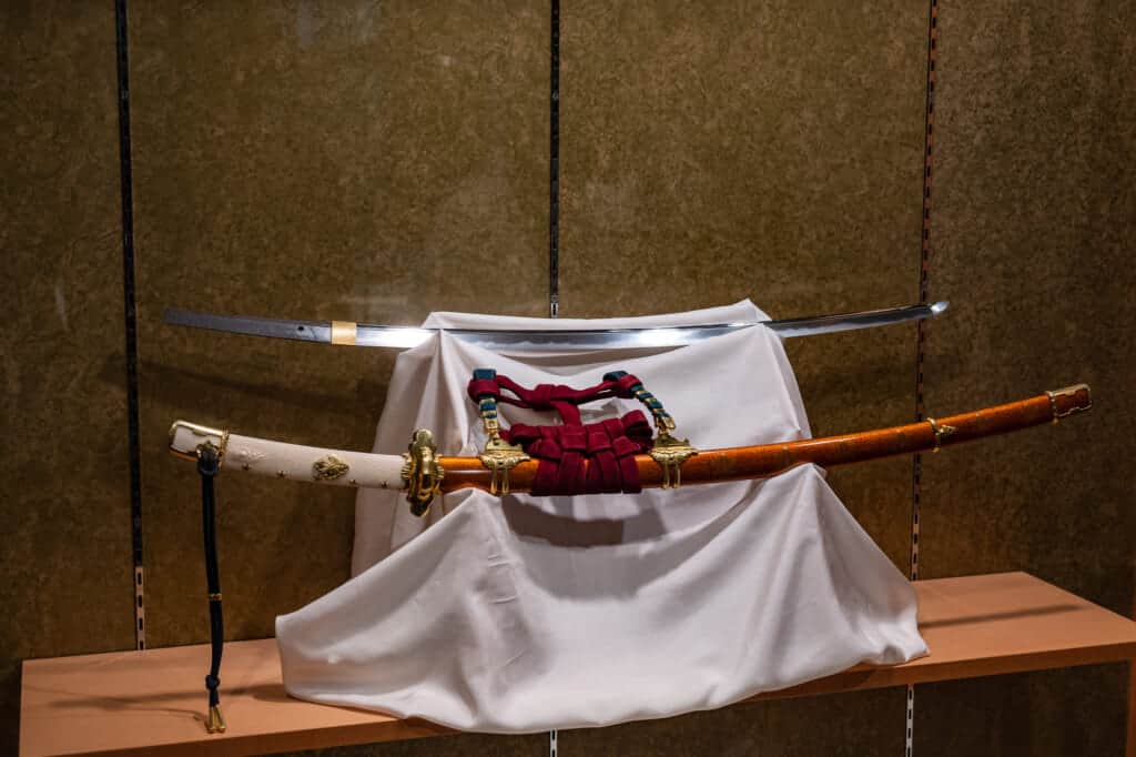 kamakura era japanese katana sword at akihasan jinja